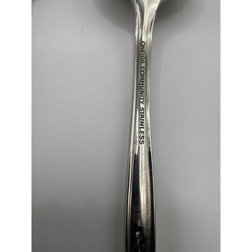 Oneida Community Stainless Spring Rose Teaspoons Set of 4 Glossy Floral 6in